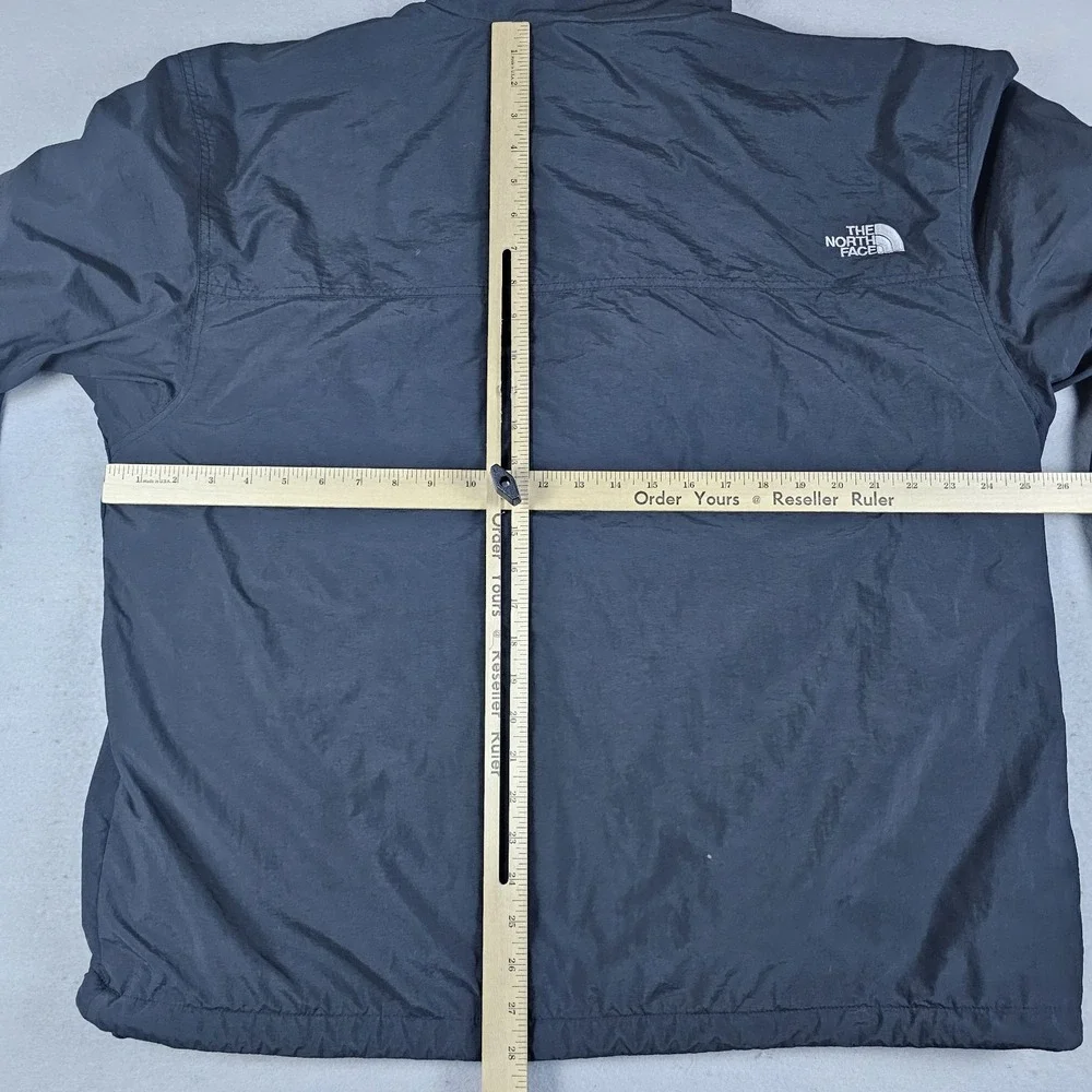 VTG The North Face Jacket Mens Extra Large Black Full Zip Fleece Lined Gorpcore